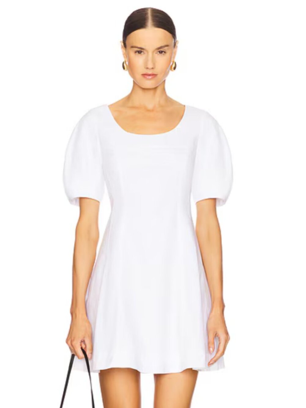NWT 🌟 THEORY 🌟 PUFF SLEEVE DRESS CITY POPLIN MINI DRESS SZ 0
